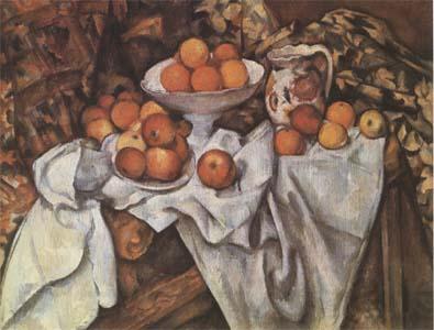 Paul Cezanne Still Life with Apples and Oranges (mk09) Spain oil painting art